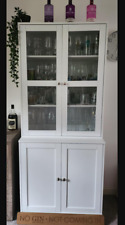 Large Kitchen Pantry Display Glass Storage Cabinet larder Dresser Cupboard Unit