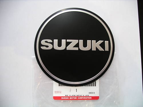 Genuine suzuki engine emblem - suzuki,