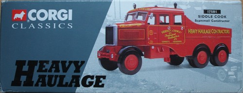 Corgi heavy haulage siddle - heavy,
