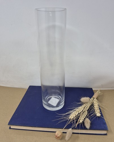 Clear thick glass cylinder - clear,