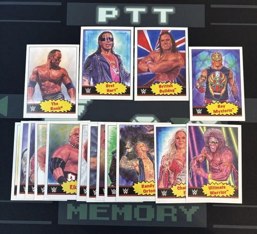 Wwe topps living set cards - wwe,