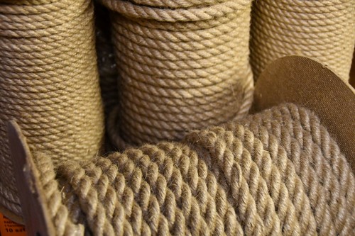 100 natural jute hessian rope - 100%natural,