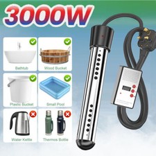 3000W Pool Heater Fast Boiling Water Tool for Swimming Pool Bathtub UK Plug