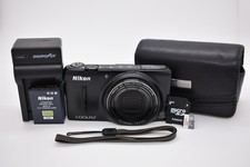 Nikon COOLPIX S9500 Black Digital Camera 18.1MP 22x Wide Zoom - Bundle Tested