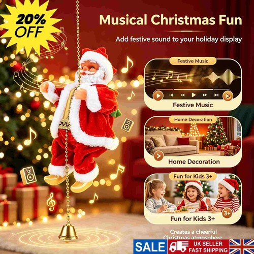 Electric climbing santa claus - santa,