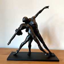 Elegant Couple Dancing Tango Ballet Dancers Ornament Figure Statuette 37cm Resin