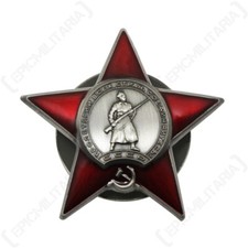 Soviet Order of the Red Star - Repro Russian Military Medal Award WW2 USSR