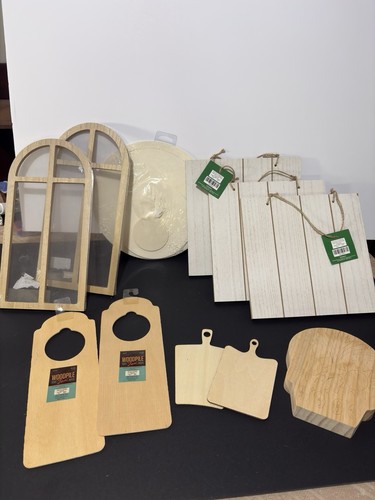 Large wood crafting lot - large,