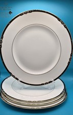 Wedgwood Preston Bone China 4-piece Dinner Plate Set - Made in England 27cm