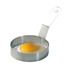 2 Egg Rings Catering Professional Stainless Steel 4” with Handle Fried Egg