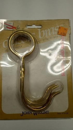 Cast solid brass foot rail - brass,