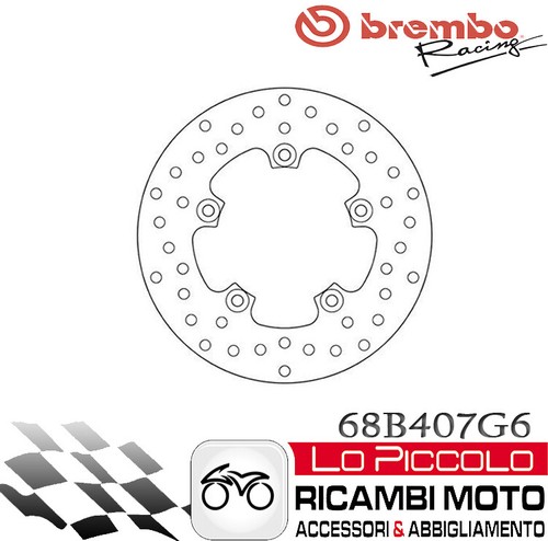 Rear brembo gold fixed - rear,