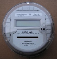 LANDIS & GYR (L&G), WATTHOUR METER (KWH), TYPE ALF, FOCUS, 240 VOLTS, 200A, FM2S