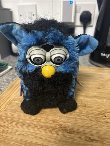 Tiger blue furby 1998 - blue, original