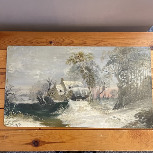 Large vintage unframed signed - large,
