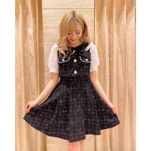 Liz lisa tweed set style - liz,