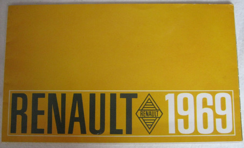 1969 renault brochure 18 - renault, brochure.