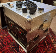 Metal Pro Flight Case Fitted With Numark CDN 22 MK4 CD System Pro Scanners Etc !