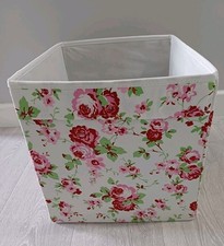 Ikea Drona Rosali Cath Kidston Storage Box x 1 Pink Roses KALLAX  