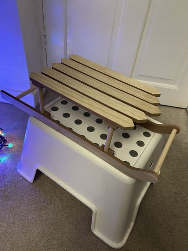 Wooden sledge hobbycraft - sledge,
