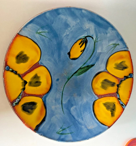 Huge poole pottery - poole, poppy