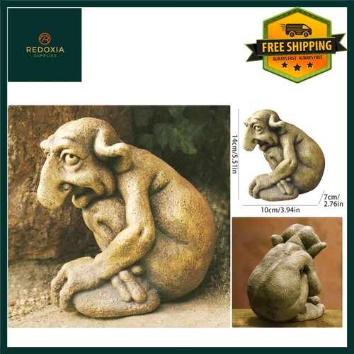 Gothic kneeling gargoyle - gothic,