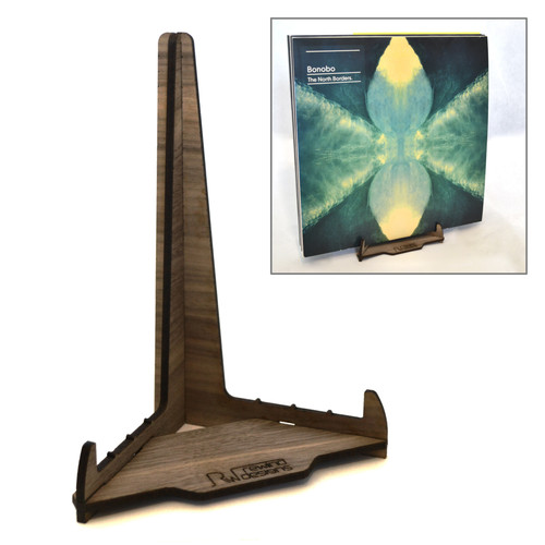 Walnut vinyl record - vinyl, storage
