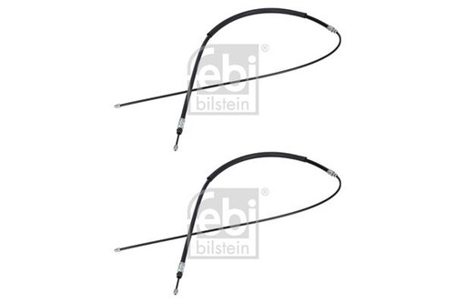 Pair handbrake cable rear - 2x,
