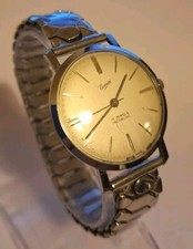 Beautiful Vintage Everite 17 Jewels Men's Mechanical Watch 
