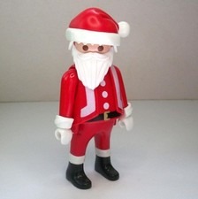 Playmobil  Preowned Xmas  Figure - Father Christmas / Santa Claus - Short Coat