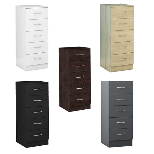 Narrow tall chest drawers - 5,