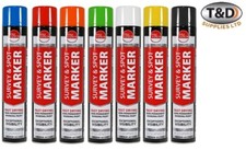750ml Line Marker Spray-Fast Dry Aerosol Paint for Sports Field, Road, Car Park