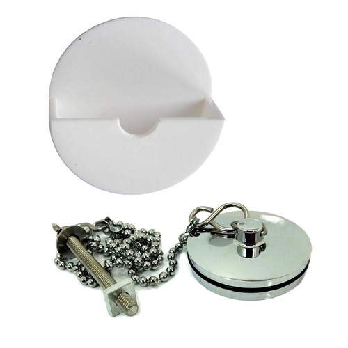 Sink chain plug adhesive - chain, &