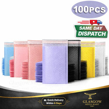 100pcs Bubble Mailers Pink