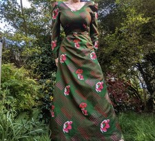 Vintage 70s Vera Mont Green