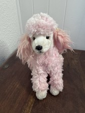 Poodle Plush Toy Pink 8inch