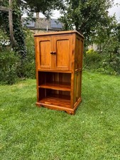 Solid Yew Unicorn Man Yorkshire Critters Media Cupboard Cabinet Hi-Fi  Tallboy