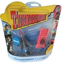 Vintage 2004 Gerry Anderson Thunderbirds 40th Thunderbird 1 & FAB 1 Sound Models