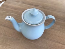 Blue Linen Teapot