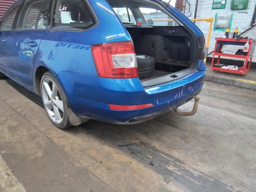 Rear bumper blue skoda octavia - bumper,