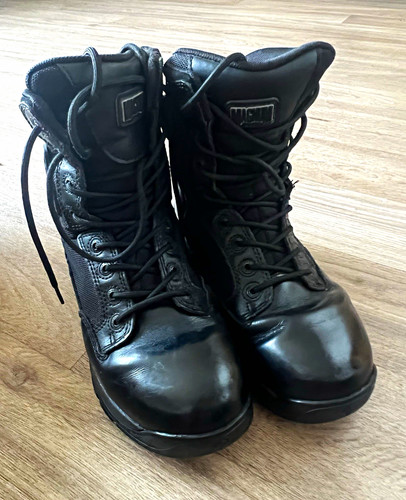 Magnum black leather - leather, slip