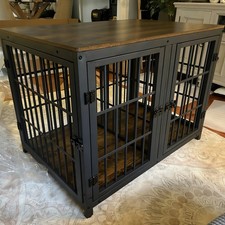 Chic Double Room Dog Crate