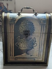 Vintage Wooden Wine Bottle