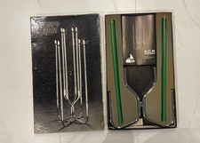 Contemporary Vintage Candelabra Candle Holder Steel Metal Boxed