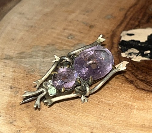 Victorian amethyst and gilt - and,
