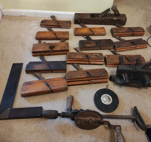 Vintage set woodwork - vintage,