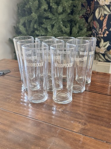 Vintage woodpecker glasses set - woodpecker,