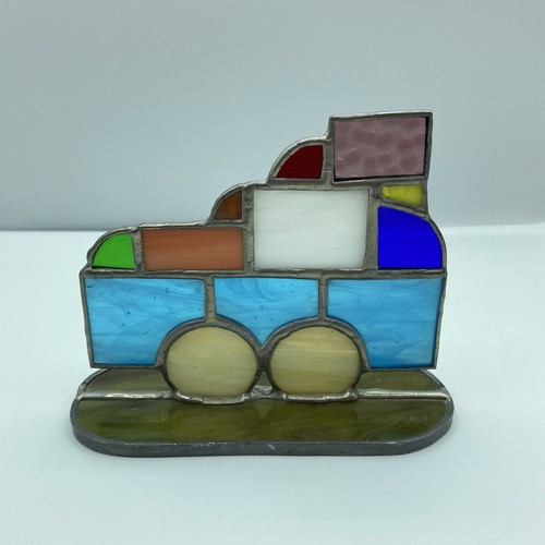 Vintage handmade stained glass - vintage,