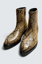 Zara Mens Snakeskin PRINT