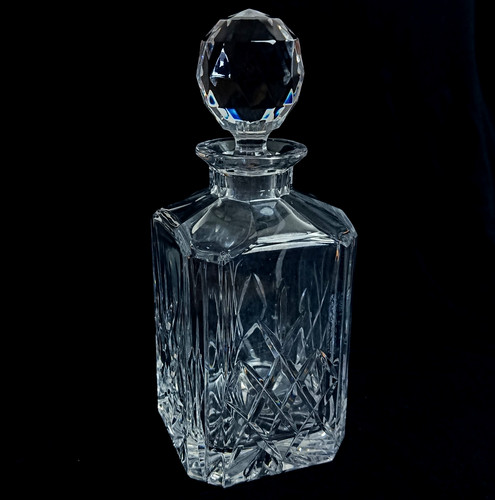 Heavy vintage square - square, glass
